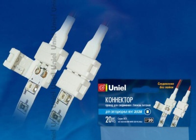 Набор коннекторов для светодиодных лент 3528 Uniel UCX-SD2/A20-NNN White 020 Polybag 06608