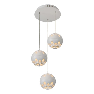 Подвесная светодиодная люстра iLedex Mob P1009-3 WH