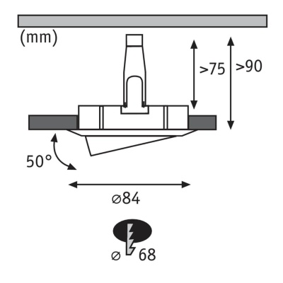 Встраиваемый светодиодный светильник Paulmann Nova 93602