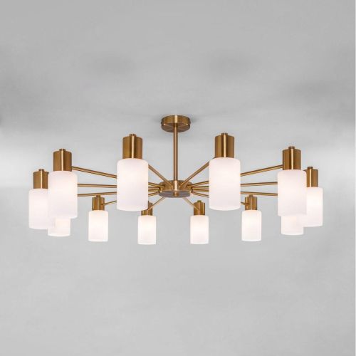 Потолочная люстра Eurosvet Vegga 70160/12 латунь Smart