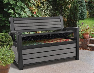 Скамья - сундук Хадсон (Hudson storage bench) 227 л. антрацит