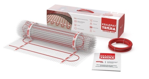 Электрический теплый пол СТН Квадрат тепла КМ-750-5,0
