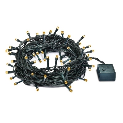 Светодиодная гирлянда Vegas Нить 220V теплый белый 8 режимов 55071