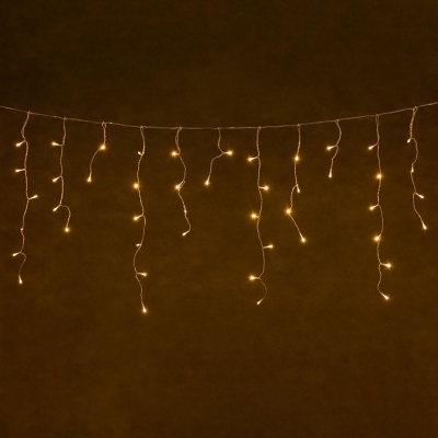 Уличная светодиодная гирлянда Vegas бахрома 220V теплый белый 8 режимов 55143