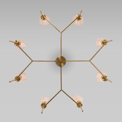 Потолочная люстра Eurosvet Prism 60143/8 латунь