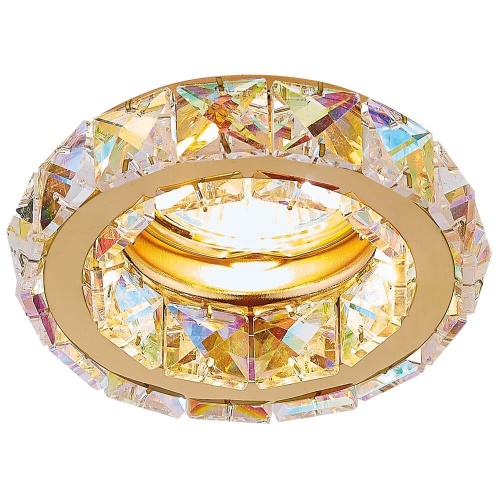 Встраиваемый светильник Ambrella light Crystal K112 PR/G