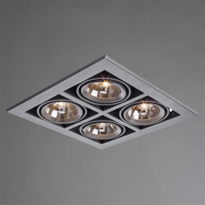Встраиваемый светильник Arte Lamp Cardani A5930PL-4SI Встраиваемый светильник Arte Lamp Cardani A5930PL-4SI