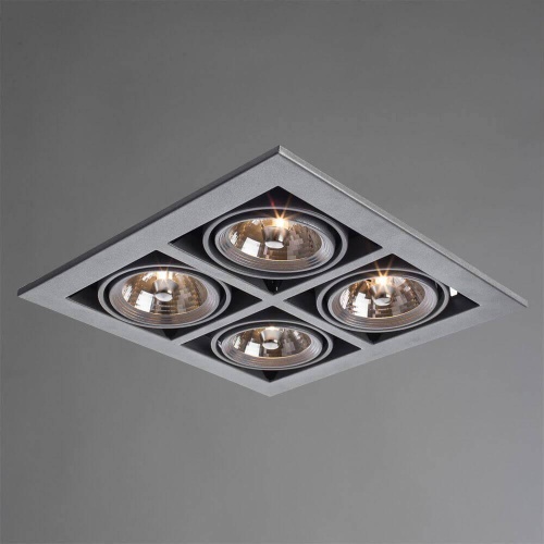 Встраиваемый светильник Arte Lamp Cardani A5930PL-4SI Встраиваемый светильник Arte Lamp Cardani A5930PL-4SI
