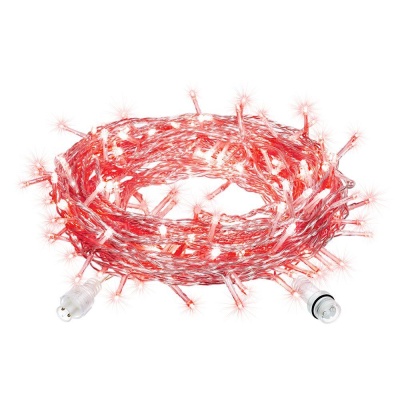 Уличная светодиодная гирлянда Vegas Занавес 24V красный без мерцания 55027