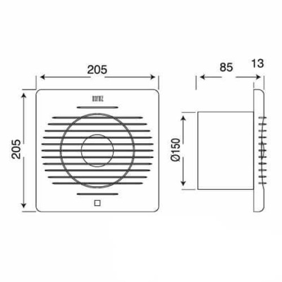 Вентилятор Horoz 500-010-150 HRZ01001602