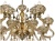 Подвесная люстра iLamp Asia 61082-8+4 BR