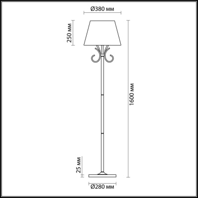 Торшер Lumion Mildred Classi 4437/1F