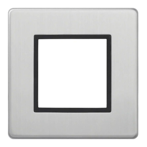 Рамка термостата Varilight термостата Brushed Steel XDSG45BS