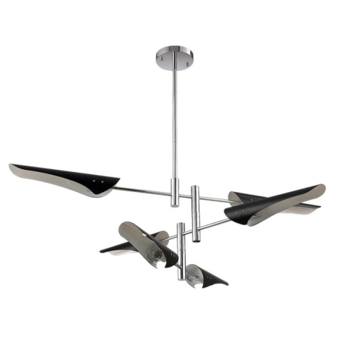 Подвесная люстра Crystal Lux Rafael SP6 Chrome