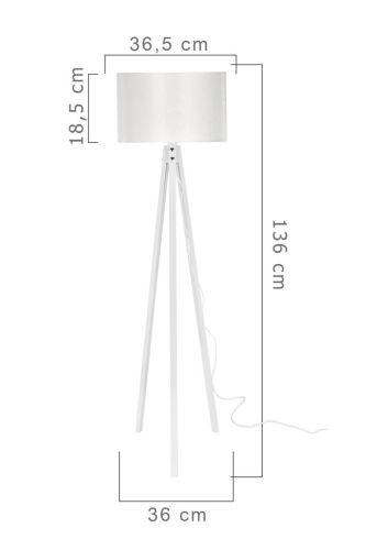 Торшер Toplight Sarah TL1618S-01WH Торшер Toplight Sarah TL1618S-01WH