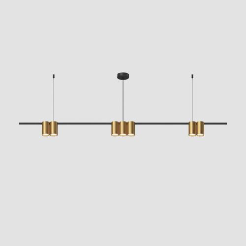 Подвесная люстра Denkirs Orbit DK4063-BK+SG