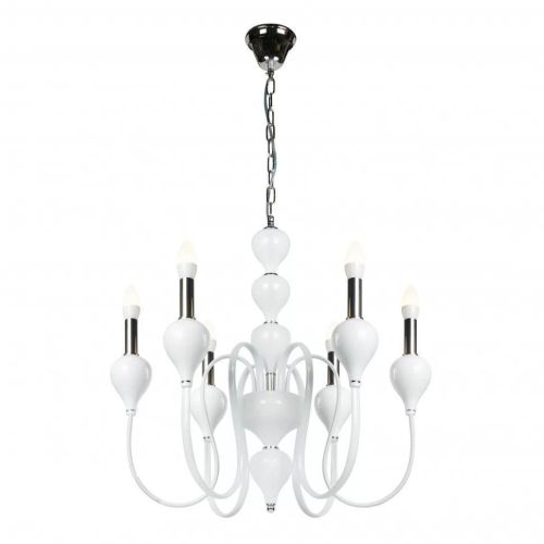 Подвесная люстра iLamp Lady 88003-6 WH Подвесная люстра iLamp Lady 88003-6 WH