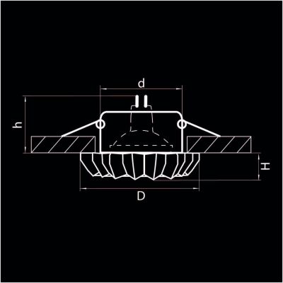 Встраиваемый светильник Lightstar Solo Ray 002120
