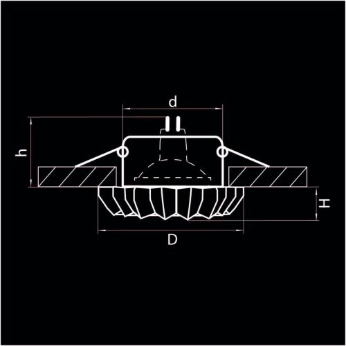 Встраиваемый светильник Lightstar Solo Ray 002120