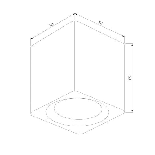 Потолочный светодиодный светильник Elektrostandard Matrix 25051/LED a065287