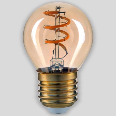 Лампа светодиодная филаментная Hiper E27 5W 2200K янтарная HL-2210