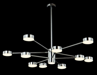 Подвесная люстра Crystal Lux Goracio SP10+1 D1100 Chrome