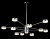 Подвесная люстра Crystal Lux Goracio SP10+1 D1100 Chrome