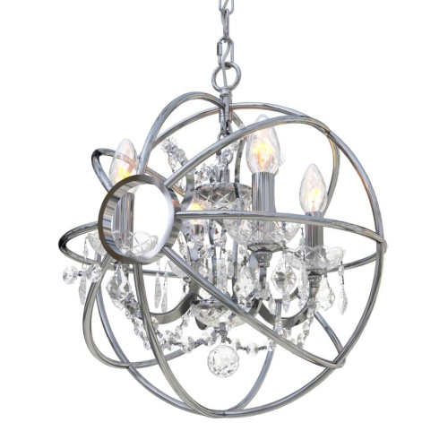 Подвесная люстра Loft IT Foucaults Orb Crystal Loft1896/4