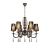 Подвесная люстра Lumina Deco Fabione LDP 1200-6 BK