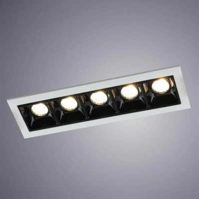 Встраиваемый светодиодный светильник Arte Lamp Grill A3153PL-5BK Встраиваемый светодиодный светильник Arte Lamp Grill A3153PL-5BK