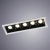 Встраиваемый светодиодный светильник Arte Lamp Grill A3153PL-5BK Встраиваемый светодиодный светильник Arte Lamp Grill A3153PL-5BK