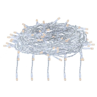 Светодиодная гирлянда Vegas Занавес 220V теплый белый 8 режимов 55077