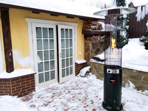 Уличный газовый обогреватель WWT 13D pro Black