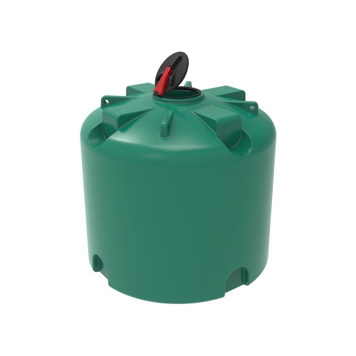 Емкость TR 5000 л с откидной крышкой зеленая