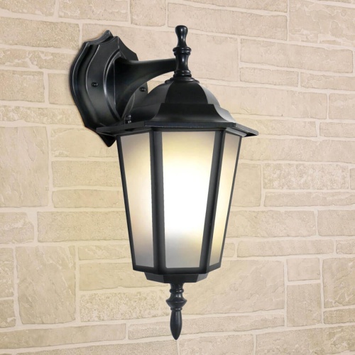 Уличный настенный светильник Elektrostandard 1004D черный 4690389085697