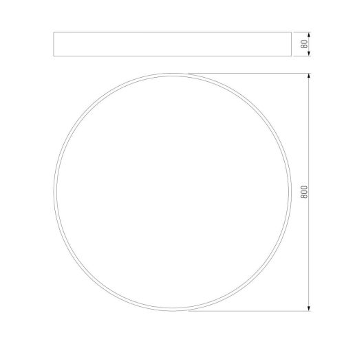 Потолочный светодиодный светильник Eurosvet Entire 90320/1 серый