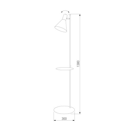 Напольный светильник TK Lighting 5864 Jump
