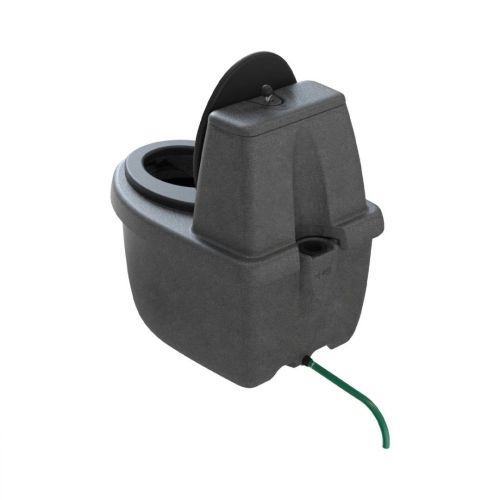 Торфяной туалет для дачи Rostok Комфорт чёрный гранит, биотуалет для дома и дачи