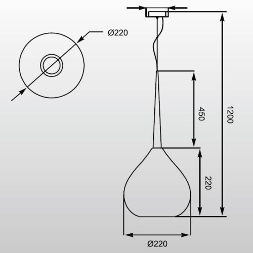 Подвесной светильник Zumaline Musca MD2129-1W