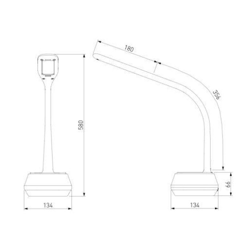 Настольная лампа Elektrostandard 80417/1 белый 4690389142246