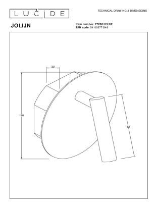 Спот Lucide Jolijn 77288/03/02