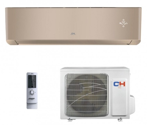 Инверторный кондиционер золотистого цвета Cooper&Hunter CH-S18FTXAM2S-GD