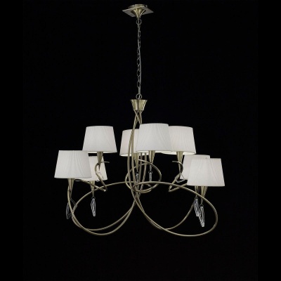 Подвесная люстра Mantra Mara Antique Brass 1634