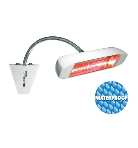 ИК-обогреватель HELIOSA 998 IPX5/1500W, цвет белый