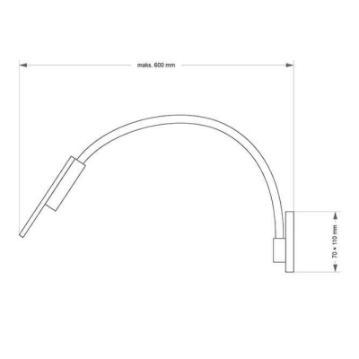 Настенный светильник Kutek Mood Silva SIL-K-1 (N)