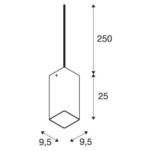 Подвесной светильник SLV Quadrass 1003432