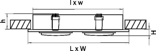 Встраиваемый светильник Lightstar Singo 011624