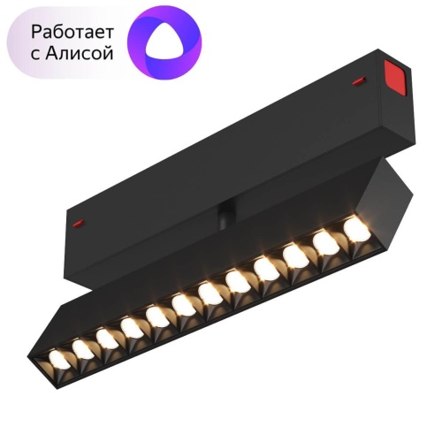 Трековый светодиодный светильник Denkirs Smart Grill DK8006-BK