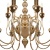 Подвесная люстра iLamp Lady 88003-10+5 GD Подвесная люстра iLamp Lady 88003-10+5 GD