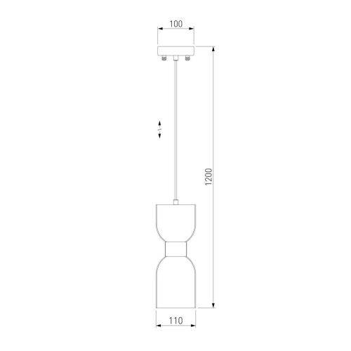 Подвесной светильник Eurosvet Tandem 50118/1 никель
